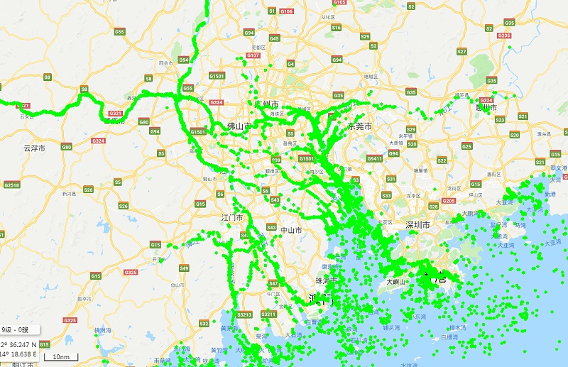 廣州船舶流向